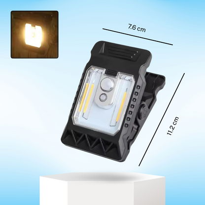 Solar Clip Lamp – Outdoor Waterproof Light with Motion Sensor & Warm Modes