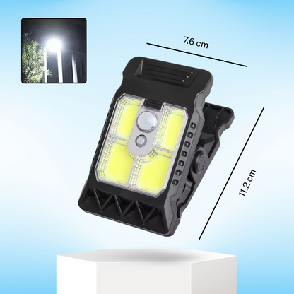 Solar Clip Lamp – Outdoor Waterproof Light with Motion Sensor & Warm Modes