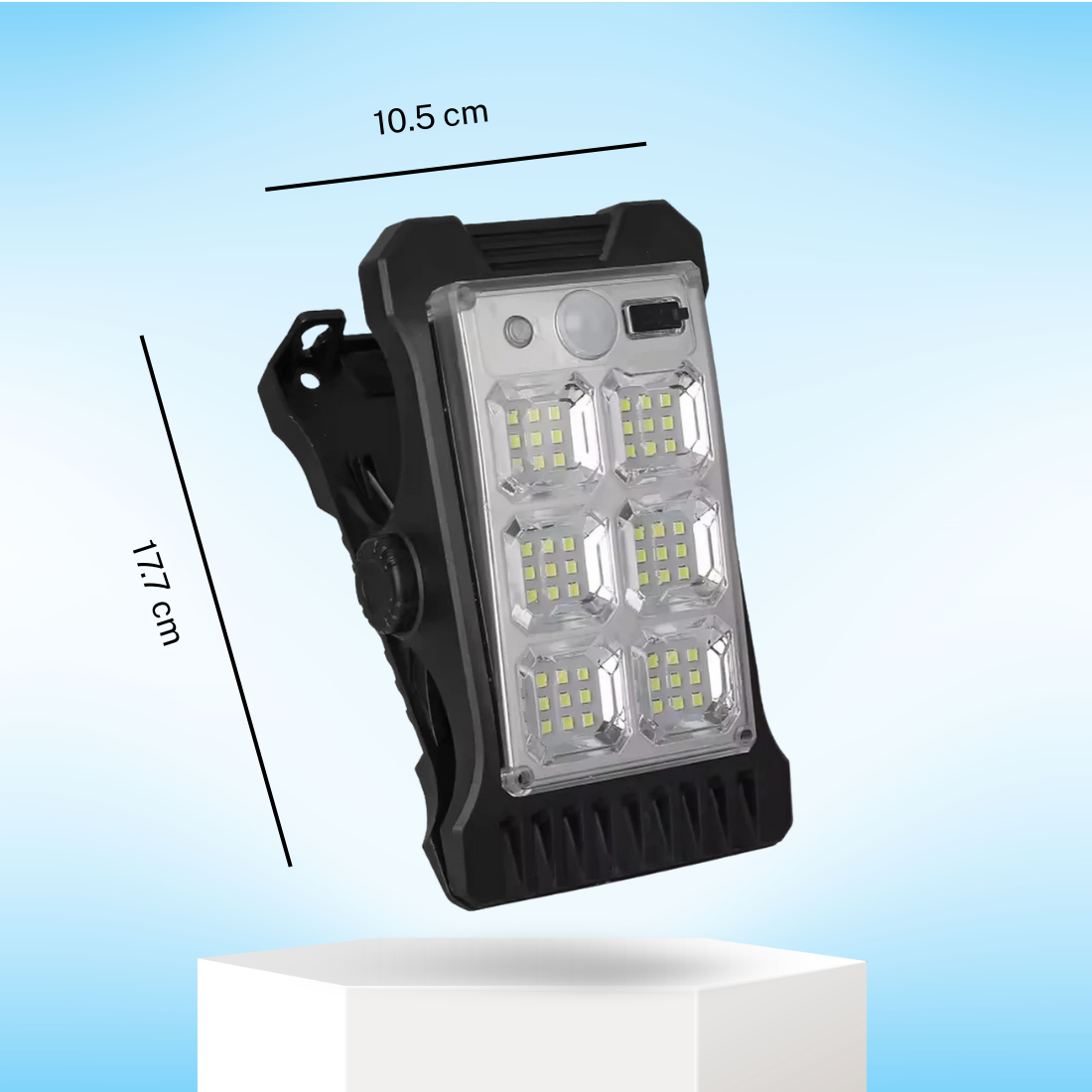 Solar Clip Lamp – Outdoor Waterproof Light with Motion Sensor & Warm Modes