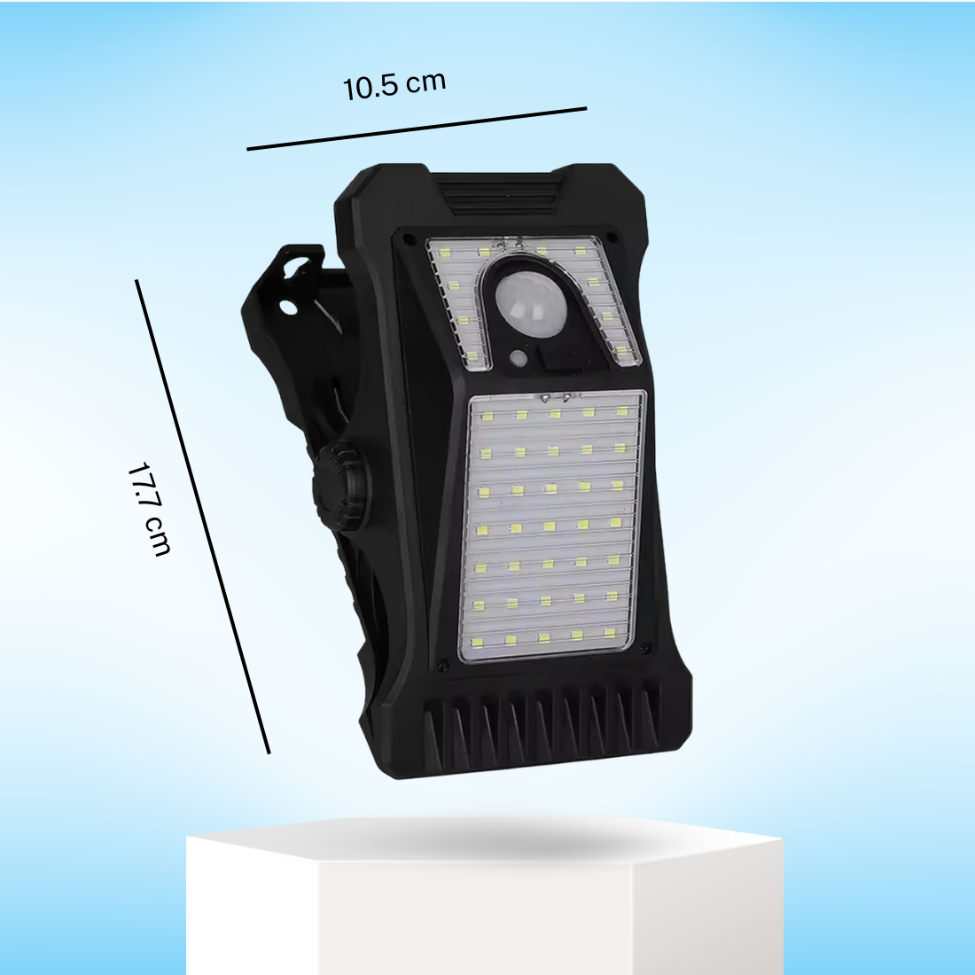 Solar Clip Lamp – Outdoor Waterproof Light with Motion Sensor & Warm Modes