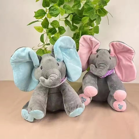 Soft Peekaboo Elephant Plush – Baby Toy Gift